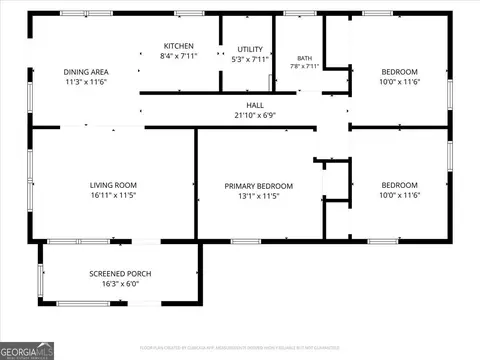 Floorplan - 65 Jackson Rd, Mcdonough, GA 30252 photo 1 of 1