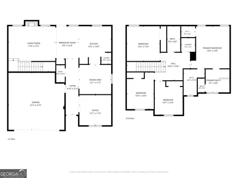 Floorplan - 617 Edgemore Rd, Canton, GA 30114 photo 1 of 3