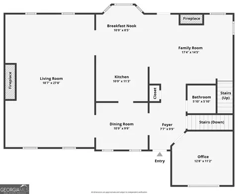 Floorplan - 105 Red Bluff Dr, Athens, GA 30607 photo 1 of 3