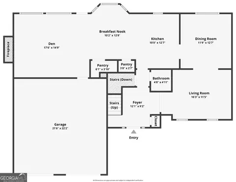 Floorplan - 2395 Devon Leigh Walk, Duluth, GA 30096 photo 2 of 3