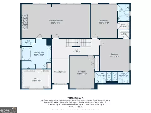 Floorplan - 1695 Windsor Cv, Milton, GA 30004 photo 3 of 5