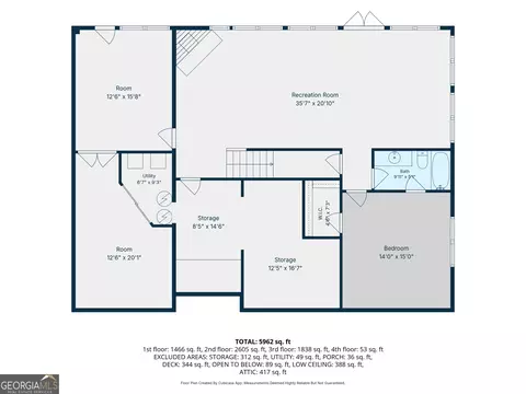 Floorplan - 1695 Windsor Cv, Milton, GA 30004 photo 1 of 5