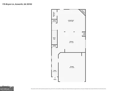 Floorplan - 176 Bryon Ln, Acworth, GA 30102 photo 1 of 3