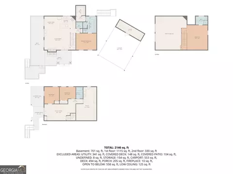 Floorplan - 115 Sunset Dr, Tiger, GA 30576 photo 4 of 4