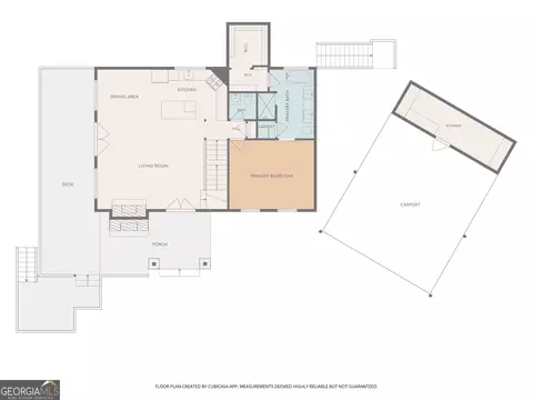Floorplan - 115 Sunset Dr, Tiger, GA 30576 photo 2 of 4