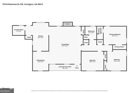 Floorplan - 10134 Westview Dr SW, Covington, GA 30014 photo 1 of 1