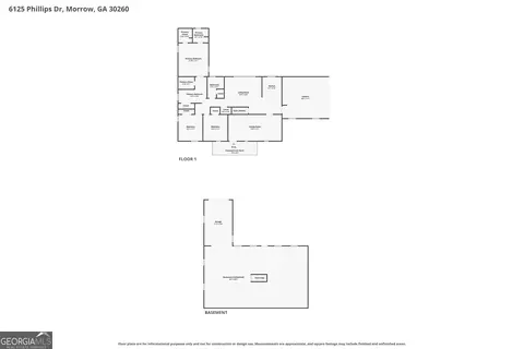 Floorplan - 6125 Phillips Dr, Morrow, GA 30260 photo 3 of 3