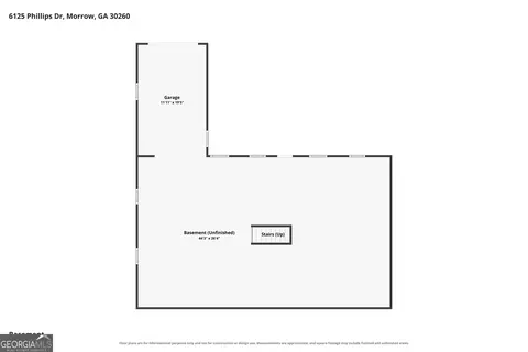 Floorplan - 6125 Phillips Dr, Morrow, GA 30260 photo 2 of 3