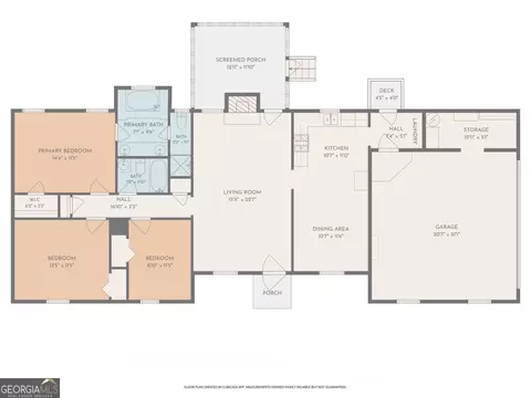 Floorplan - 212 Farmbrook Pkwy E, Stockbridge, GA 30281 photo 1 of 1