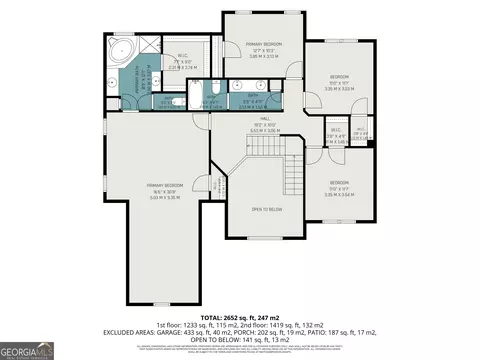 Floorplan - 2002 Evergreen Dr SE, Conyers, GA 30013 photo 3 of 3