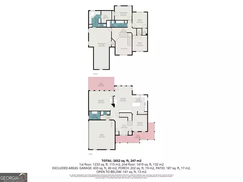 Floorplan - 2002 Evergreen Dr SE, Conyers, GA 30013 photo 1 of 3