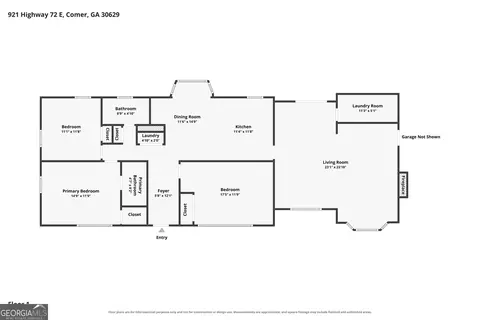 Floorplan - 921 Highway 72 E, Comer, GA 30629 photo 3 of 3
