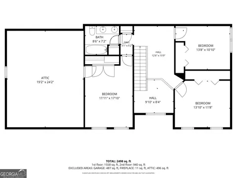 Floorplan - 21 Saddlebrook Dr SE, Rome, GA 30161 photo 2 of 3