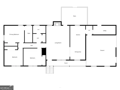 Floorplan - 1031 Second St, Bishop, GA 30621 photo 1 of 1