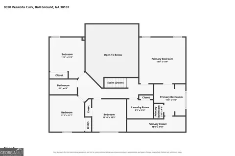 Floorplan - 8020 Veranda Curv, Ball Ground, GA 30107 photo 2 of 2