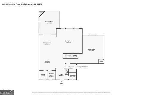 Floorplan - 8020 Veranda Curv, Ball Ground, GA 30107 photo 1 of 2