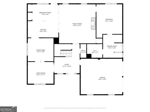Floorplan - 162 Oatgrass Dr, Grayson, GA 30017 photo 1 of 3