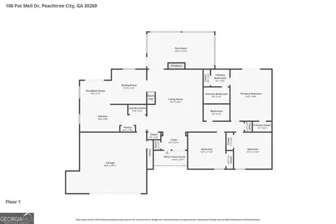 106 Pat Mell Dr, Peachtree City, GA 30269