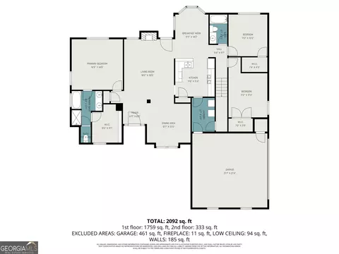 Floorplan - 1041 Olive Dr, Hampton, GA 30228 photo 1 of 2