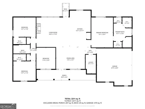 Floorplan - 1466 Zellner Rd, Forsyth, GA 31029 photo 2 of 2
