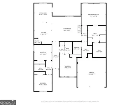 Floorplan - 1978 Waterside Cir, Bethlehem, GA 30620 photo 1 of 1