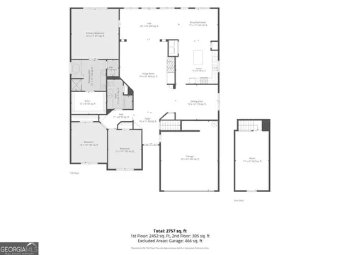 Floorplan - 2635 General Lee Way, Buford, GA 30519 photo 1 of 1