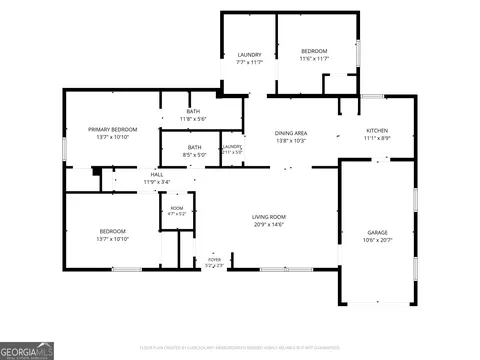 Floorplan - 404 Stancil Dr, Toccoa, GA 30577 photo 1 of 1