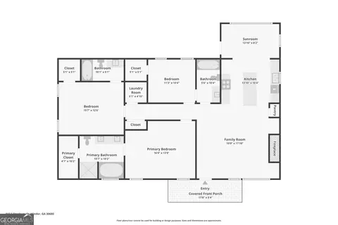 Floorplan - 112 E Stephens St, Winder, GA 30680 photo 1 of 1
