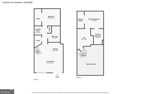 Floorplan - 10 James St #2C, Hampton, GA 30228 photo 1 of 3
