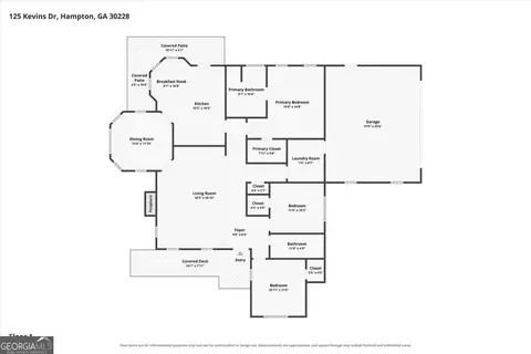 Floorplan - 125 Kevins Dr, Hampton, GA 30228 photo 1 of 1