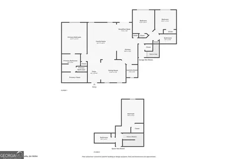 Floorplan - 119 Mylee Cv, Barnesville, GA 30204 photo 1 of 2