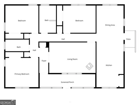 Floorplan - 195 Rosewood Ave, Tyrone, GA 30290 photo 1 of 1