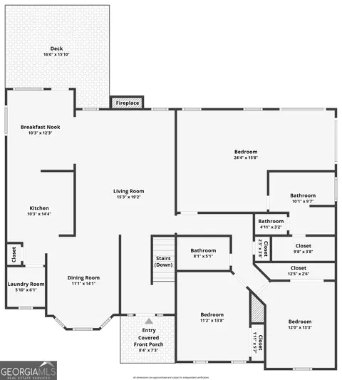 Floorplan - 101 Bridgemill Dr, Hampton, GA 30228 photo 2 of 2