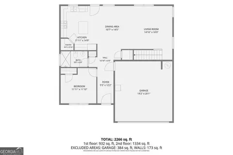 Floorplan - 77 Copeland Bnd, Jasper, GA 30143 photo 2 of 3