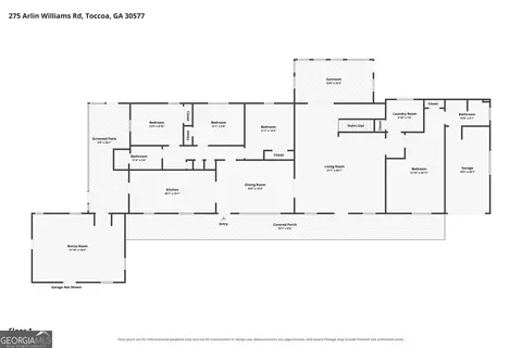 Floorplan - 275 Arlin Williams Rd, Toccoa, GA 30577 photo 3 of 4