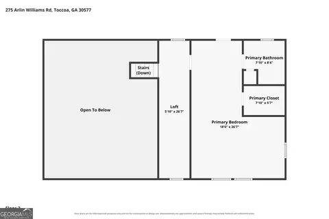Floorplan - 275 Arlin Williams Rd, Toccoa, GA 30577 photo 4 of 4
