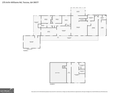 Floorplan - 275 Arlin Williams Rd, Toccoa, GA 30577 photo 2 of 4