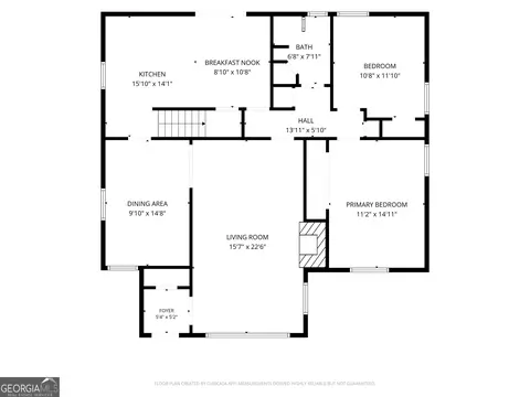 Floorplan - 164 Johnson St, Barnesville, GA 30204 photo 3 of 3