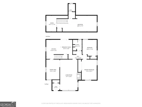 Floorplan - 164 Johnson St, Barnesville, GA 30204 photo 1 of 3