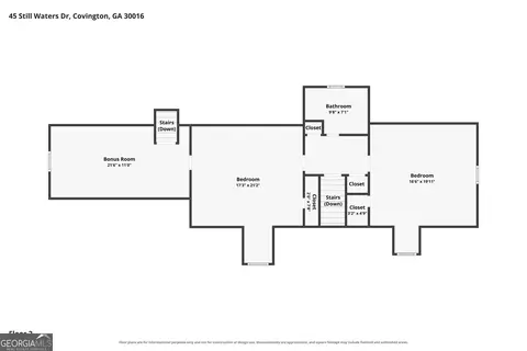 Floorplan - 45 Still Waters Dr, Covington, GA 30016 photo 2 of 2