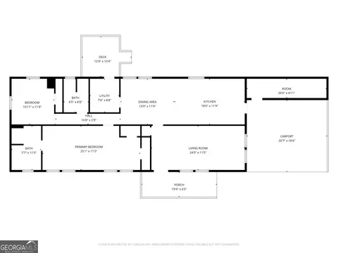 Floorplan - 6668 Belton Bridge Rd, Lula, GA 30554 photo 1 of 1