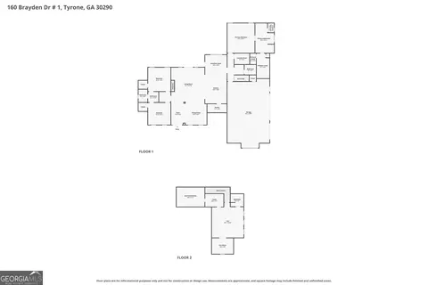 Floorplan - 160 Brayden Dr, Tyrone, GA 30290 photo 3 of 3