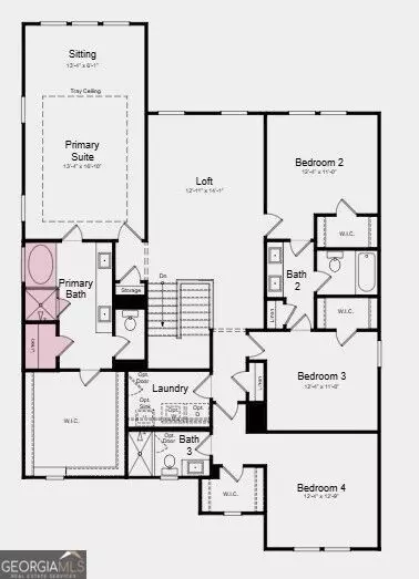 Floorplan - 1121 Summit Pass Ln, Dacula, GA 30019 photo 2 of 2