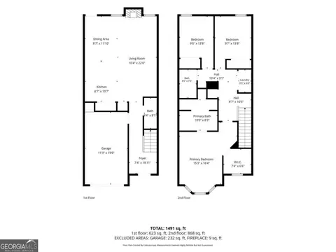 Floorplan - 11487 S Glen St, Hampton, GA 30228 photo 3 of 3