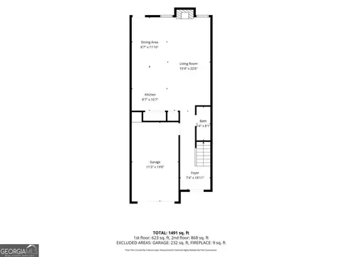 Floorplan - 11487 S Glen St, Hampton, GA 30228 photo 1 of 3