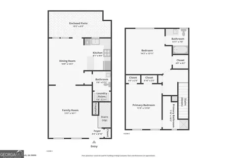 Floorplan - 4156 Darby Way, Duluth, GA 30096 photo 2 of 2