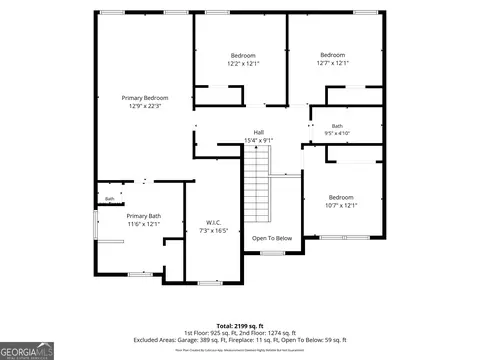 Floorplan - 7538 Bowhead Ct, Fairburn, GA 30213 photo 2 of 3
