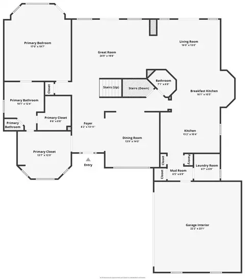 Floorplan - 7325 Craigleith Dr, Duluth, GA 30097 photo 1 of 3