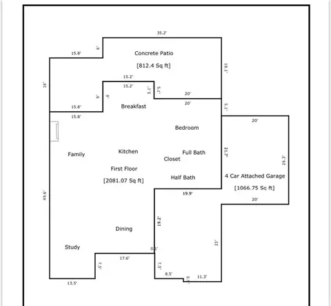 Floorplan - 1530 Franklin Cir, Dacula, GA 30019 photo 1 of 2