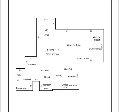 Floorplan - 1530 Franklin Cir, Dacula, GA 30019 photo 2 of 2